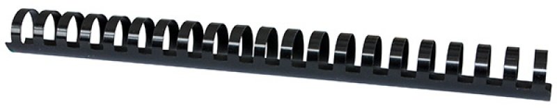 Пружина пластикова чорна d-25мм OFFICE PRODUCTS 20242515-05 , 50 шт/уп